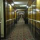 Passageway of the RMS Queen Mary.  Its interior was used for the filming of the episode &quot;The Werewolf&quot; of the TV series &quot;Kolchak: The Night Stalker&quot;