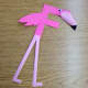 Use recyclables to make a flamingo!