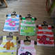 Use construction paper to make little outfits!