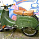Vintage Moped & Graffitti