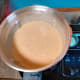 After being blended, butter and caramelized onion have been added and mixed
