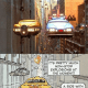 Top: Flying cars in The Fifth Element Bottom: Flying cars in Circles of Power
