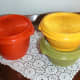 Tupperware containers from the 70s