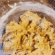 Slowly stir dry ingredients into creamed sugar mixture.