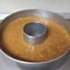 Carrot cake ready for baking