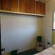 putting up the lining paper on the 1st wall.