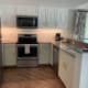 The Kitchen is full sized and comes with everything you'll need.