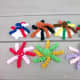 Baby octopus in two-tone combinations in holiday colors