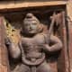 Parashurama; terracotta. At Kali temple in Itanda, Birbhum.