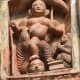 Vaman Avatar; terracotta. At Shiva temple in Sribati, Purva Bardhaman.