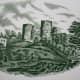 Johnson Bros, Old Britain Castles green serving plate