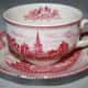 Johnson Bros, Old Britain Castles, red coffee set