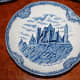 Johnson Bros, Old Britain Castles, blue soup saucer