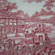 Alfred Meakin Coaching Days, red soup plate zoom shot