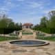 The massive gardens at Villa Philbrook span over 23 acres and were inspired by the Villa Lante outside of Rome. (See images above for comparison.)