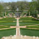 The massive gardens at Villa Philbrook span over 23 acres and were inspired by the Villa Lante outside of Rome. (See images above for comparison.)