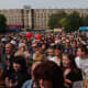 On May 9, 2014, a pro-separatist rally was held in Sloviansk.