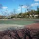 Tennis courts in Spotts Park