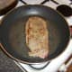 Frying the sirloin steak
