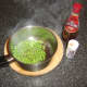 Black pepper and malt vinegar make excellent seasonings for peas