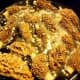 Morels frying in salted butter and garlic.