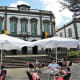 The terrace outside Cafe el Parque, Arucas.
