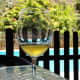 White wine from Bodega los Berrazales.