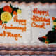 Shared anniversary/birthday cake