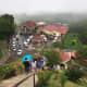 The entrance to the Chocolate Hills viewing platform.