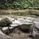 The rocky part of Mag-Aso Falls in Bohol.