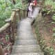 Some of the steps in going to Mag-Aso Falls.