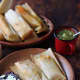 Homemade ground beef tamales