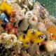 A group of Christmas tree worms