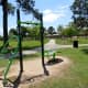 Exercise station in the park
