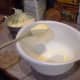 Step Nine: In a separate large bowl, add your butter