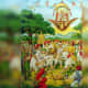 He went to the Vaikunth by sitting on the Garuda. This day is called 'Nirvana'.