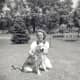 My mother, and our dog, Sheba