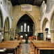 Inside Eyam Parish Church.