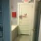 Bathroom on second floor of Alpha Chapter of Alpha Chi Sigma. Behind door #10 is a dorm where I slept. Taken in 2019.