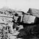 The Japanese defenders used tanks as mobile pillboxes