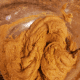 Cream sugars, vanilla, and applesauce. Stir in peanut butter.