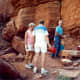 Our guide found a shady spot for lunch that day.