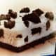 Jello No Bake Oreo as a bar dessert. Save some Oreos to put on top.