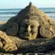 Sand sculpture, a famous work of Sudarshan Patnaik, Odisha
