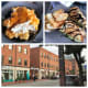 The Point in Fells for lunch that consisted of creamy Crabby Tots and a balsamic and basil grilled cheese that was messy in the best way.
