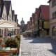 City street in Rothenburg