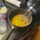 Step 2: Finish the pineapple jam in a saucepan, add eggs and milk, and beat until smooth.