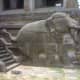 Elephant decoration at the entrance steps of the 1000 pillared stage of Chidambaram Nataraja Temple 