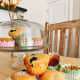 Enjoy warm blueberry muffins with your favorite drink!