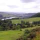 Facing WSW towards the motorway bridge over the Tay near Perth. The stretch of the Tay in view is that between Kinfauns (L) and Perth (R).